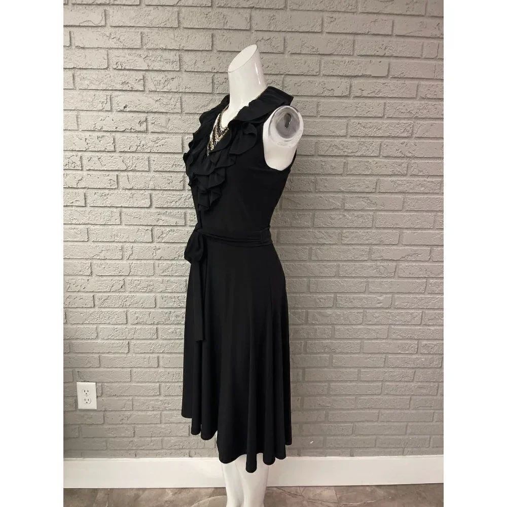 American Living Ruffle Neckline Dress Size 4 - Picture 4 of 9